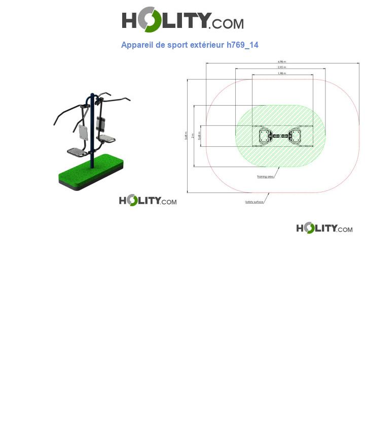 Appareil de sport extérieur h769_14