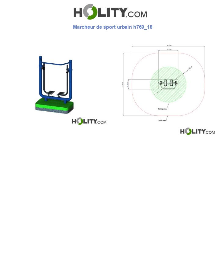 Marcheur de sport urbain h769_18