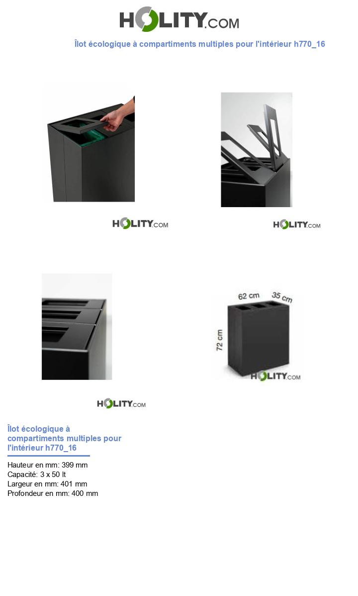 Îlot écologique à compartiments multiples pour l'intérieur h770_16