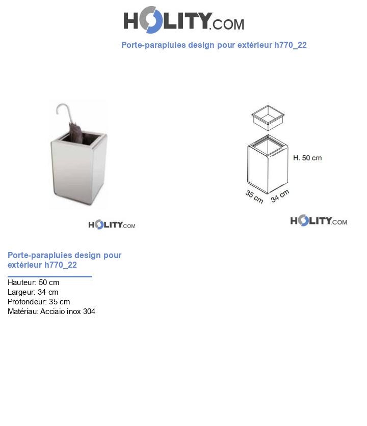Porte-parapluies design pour extérieur h770_22