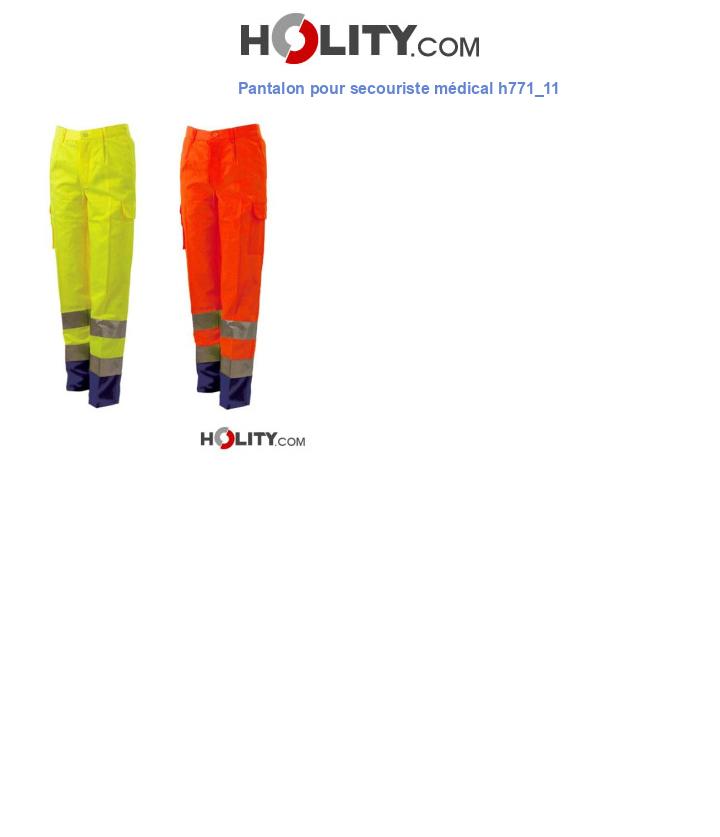 Pantalon pour secouriste médical h771_11