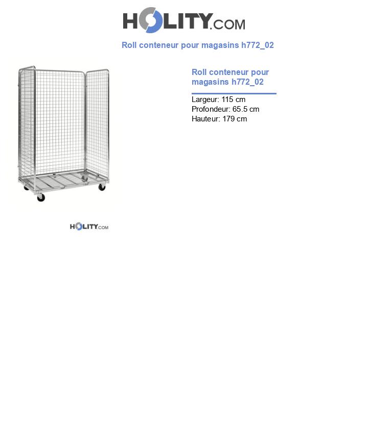 Roll conteneur pour magasins h772_02