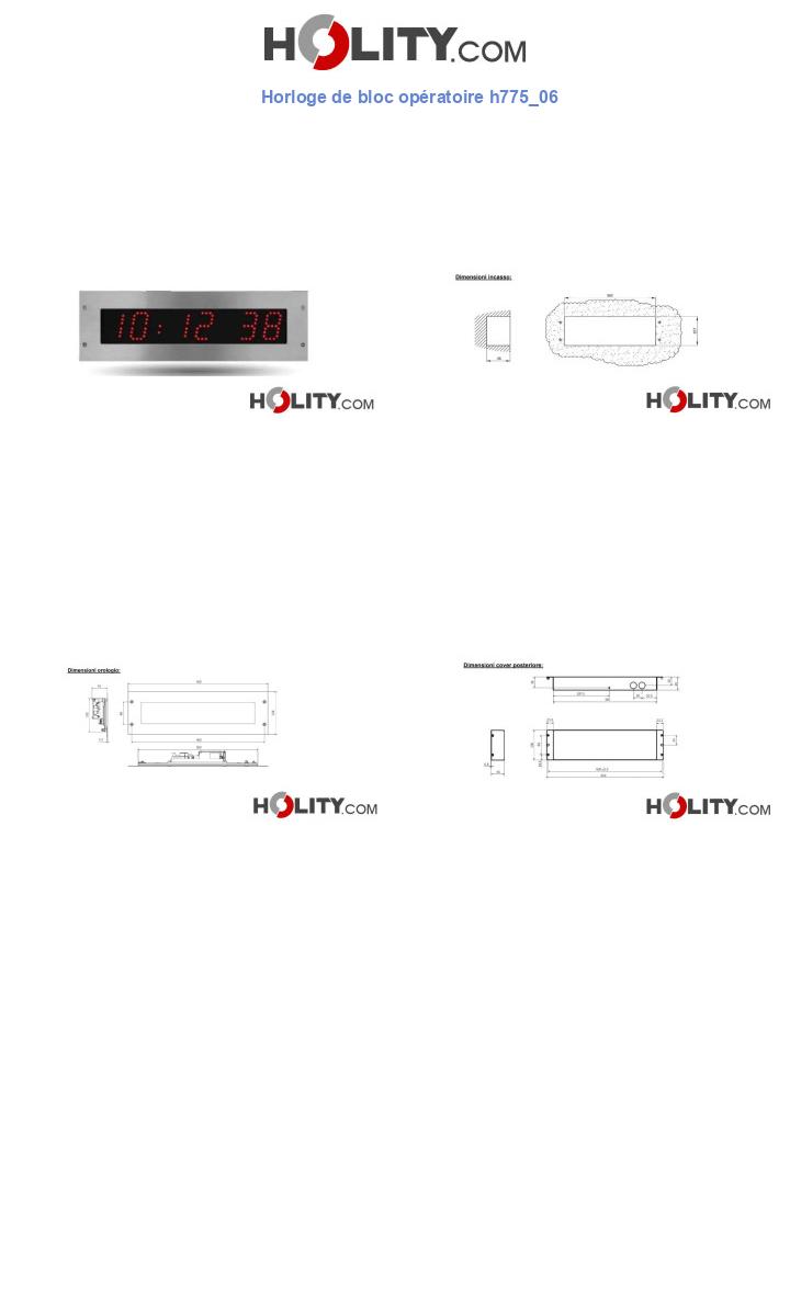 Horloge de bloc opératoire h775_06