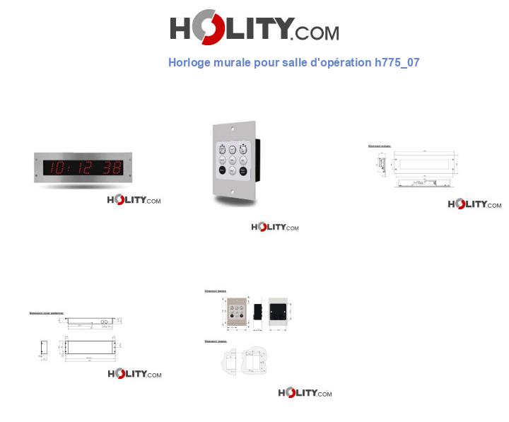 Horloge murale pour salle d'opération h775_07