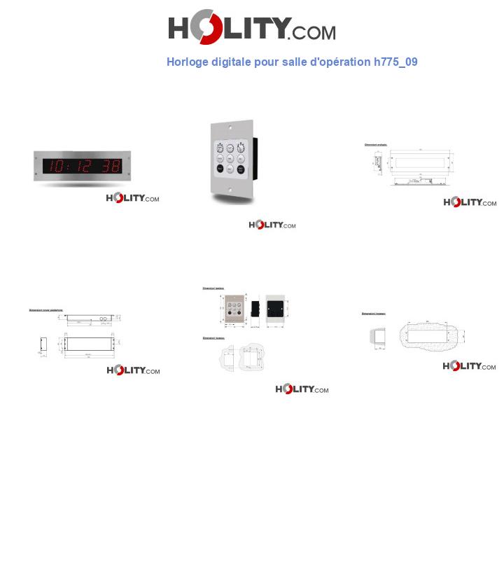 Horloge digitale pour salle d'opération h775_09
