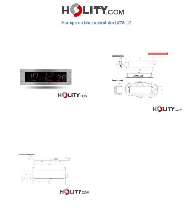 Horloge de bloc opératoire h775_12