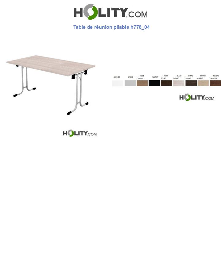 Table de réunion pliable h776_04