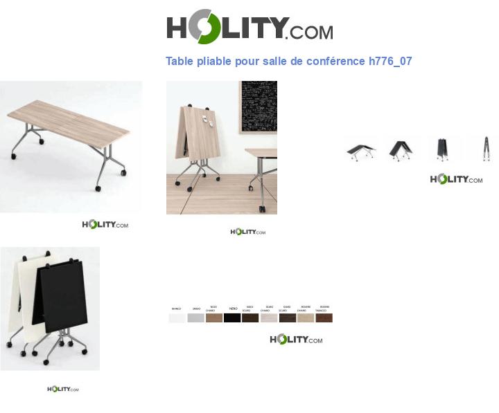 Table pliable pour salle de conférence h776_07