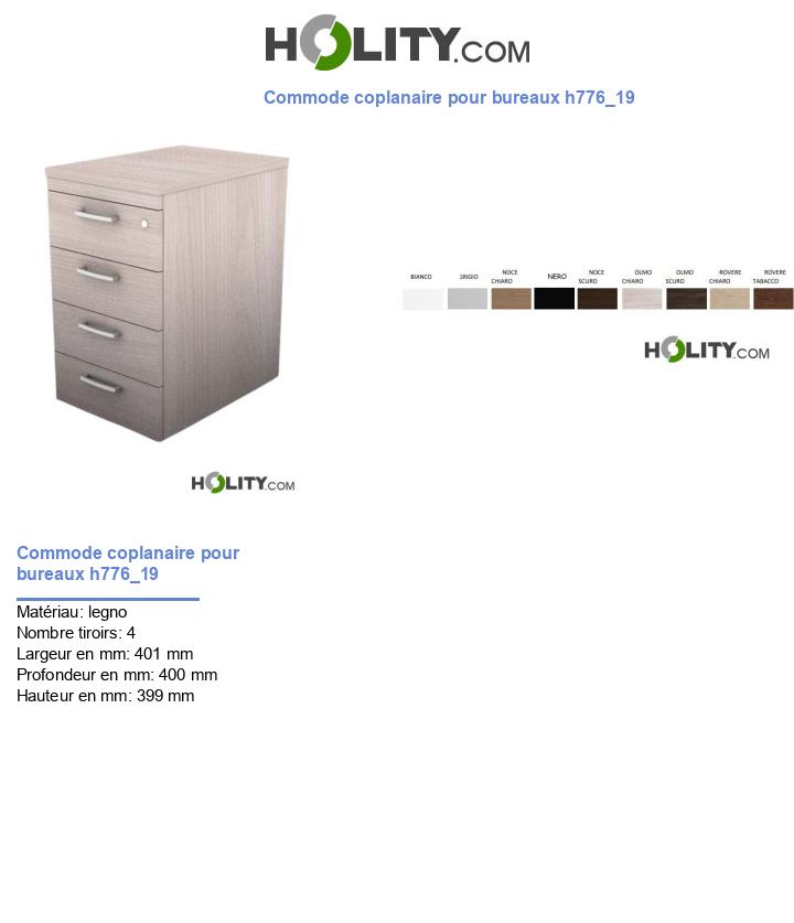 Commode coplanaire pour bureaux h776_19