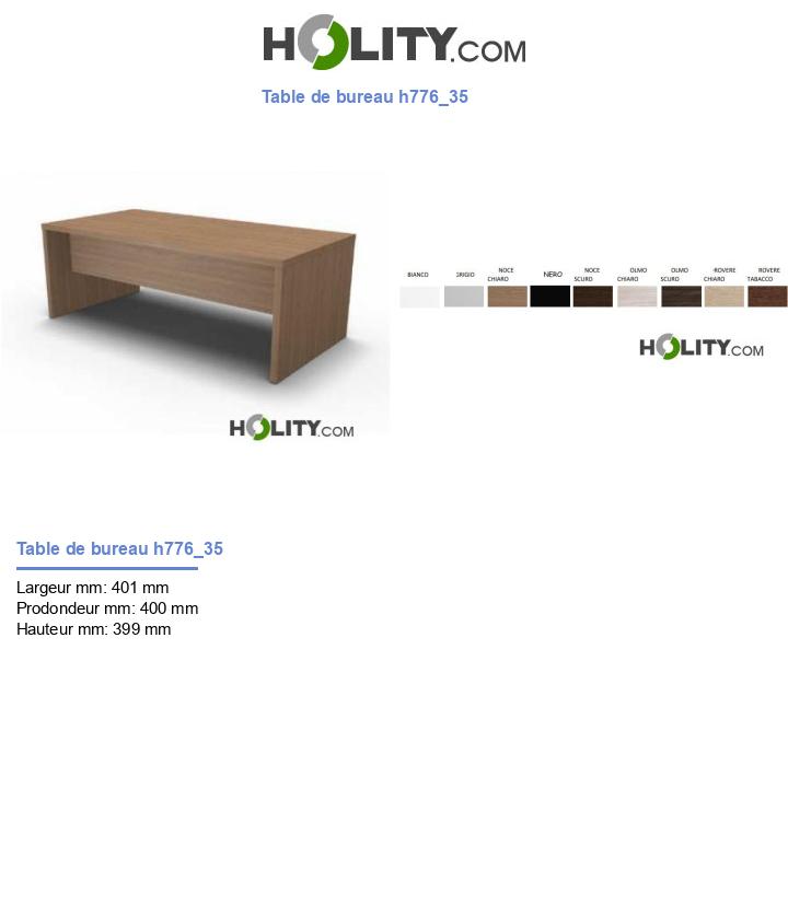 Table de bureau h776_35