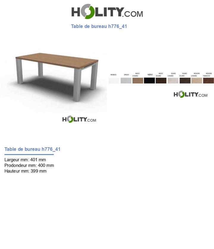 Table de bureau h776_41