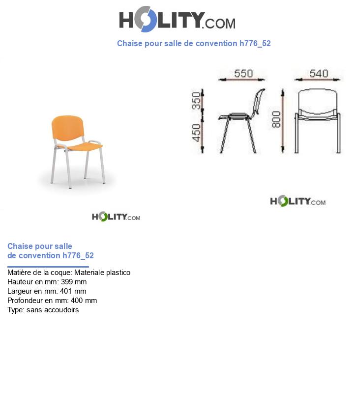 Chaise pour salle de convention h776_52