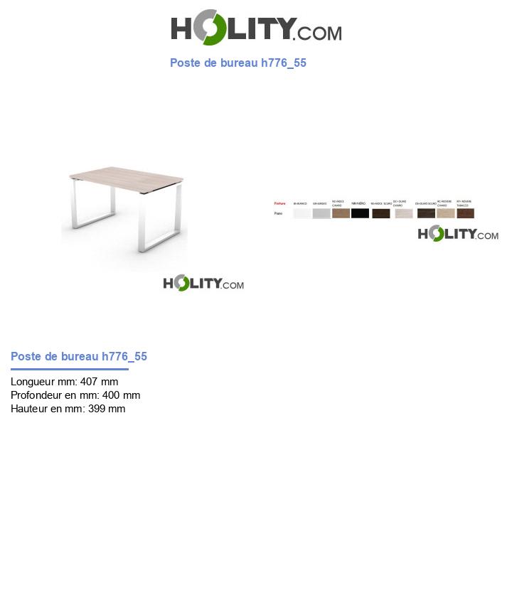 Poste de bureau h776_55