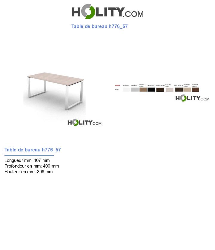 Table de bureau h776_57