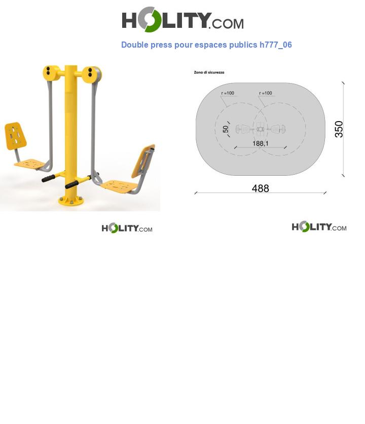 Double press pour espaces publics h777_06