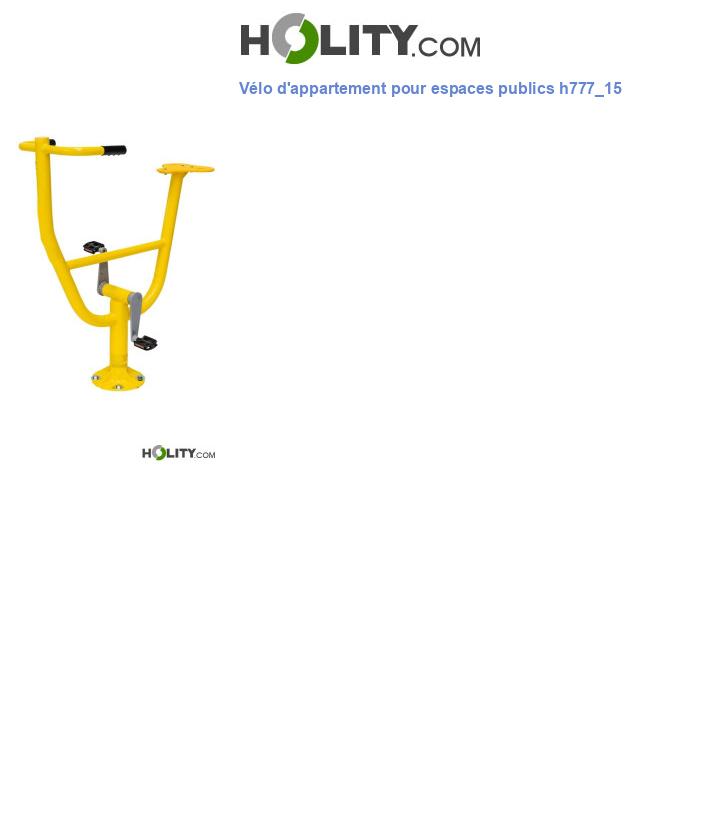 Vélo d'appartement pour espaces publics h777_15