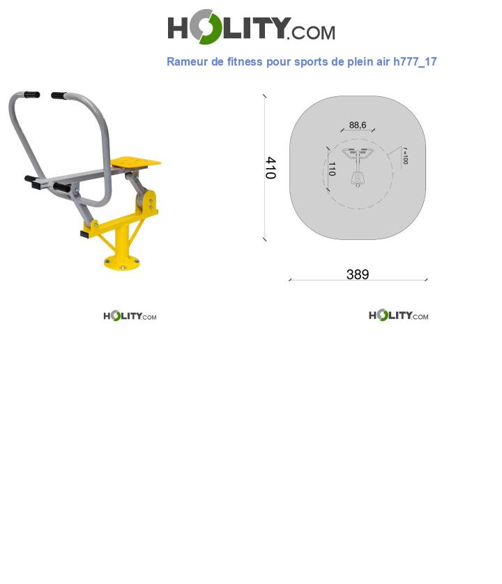 Rameur de fitness pour sports de plein air h777_17