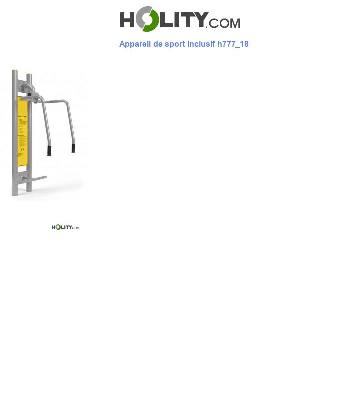 Appareil de sport inclusif h777_18