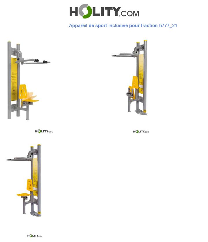 Appareil de sport inclusive pour traction h777_21