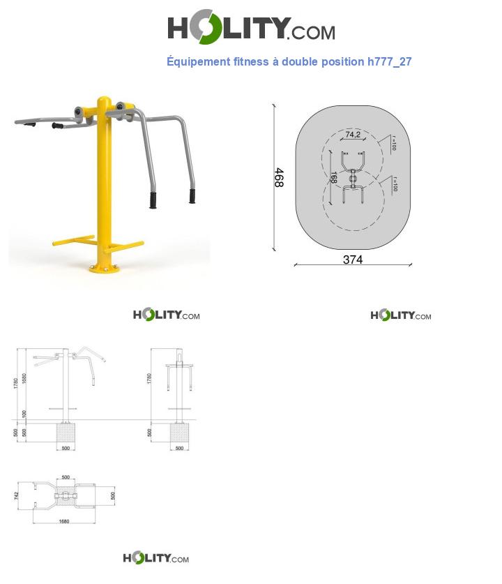 Équipement fitness à double position h777_27