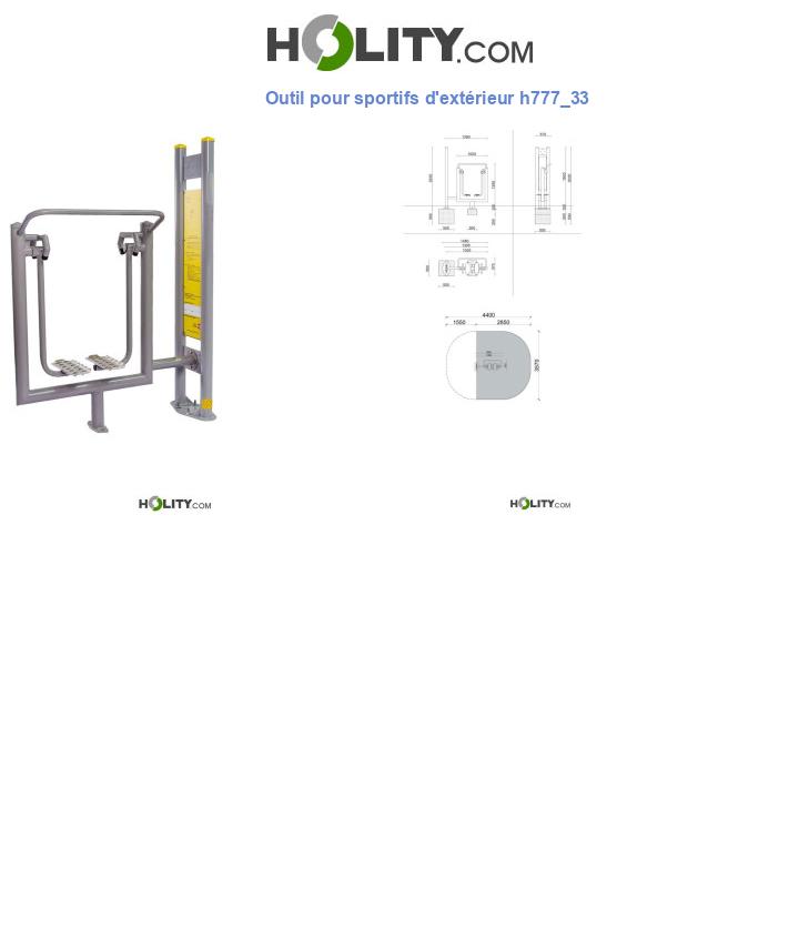 Outil pour sportifs d'extérieur h777_33