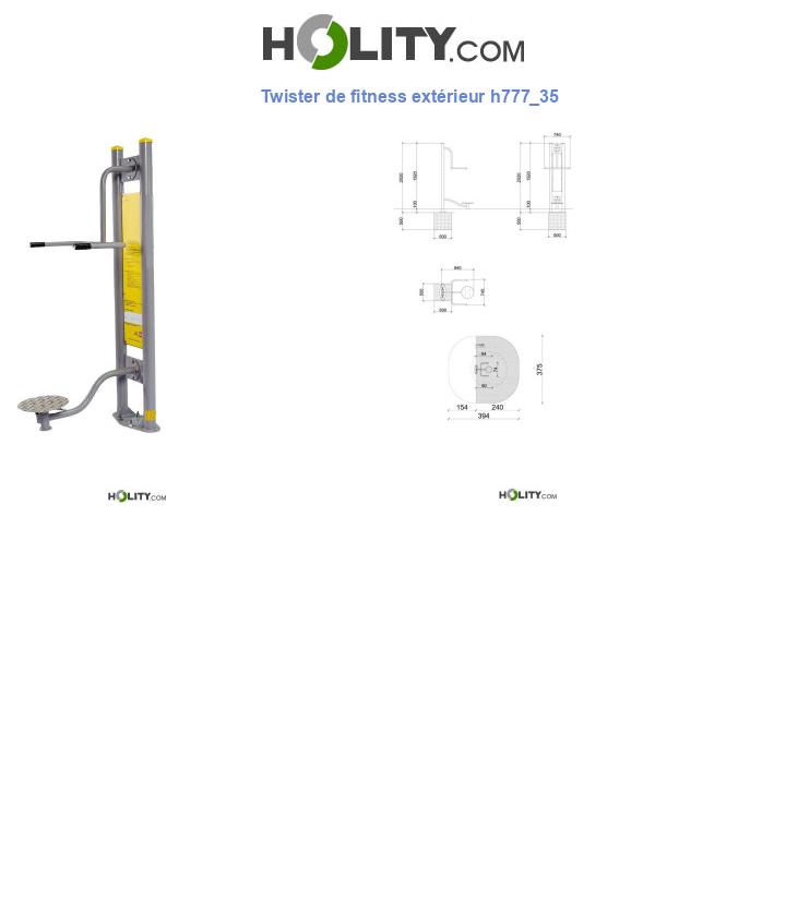 Twister de fitness extérieur h777_35