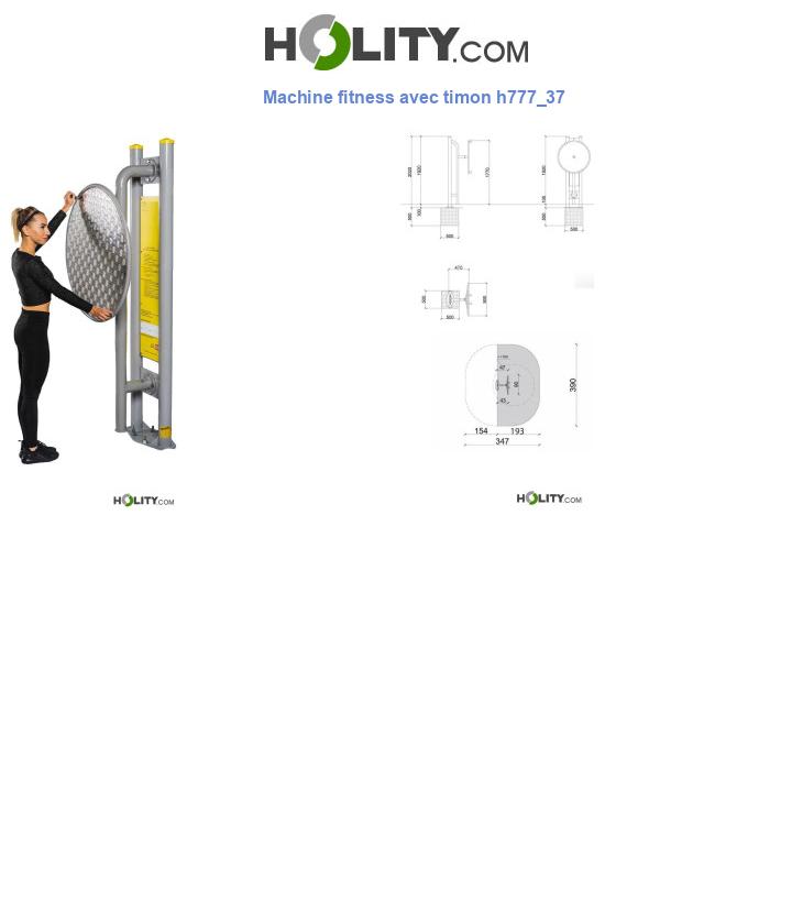 Machine fitness avec timon h777_37