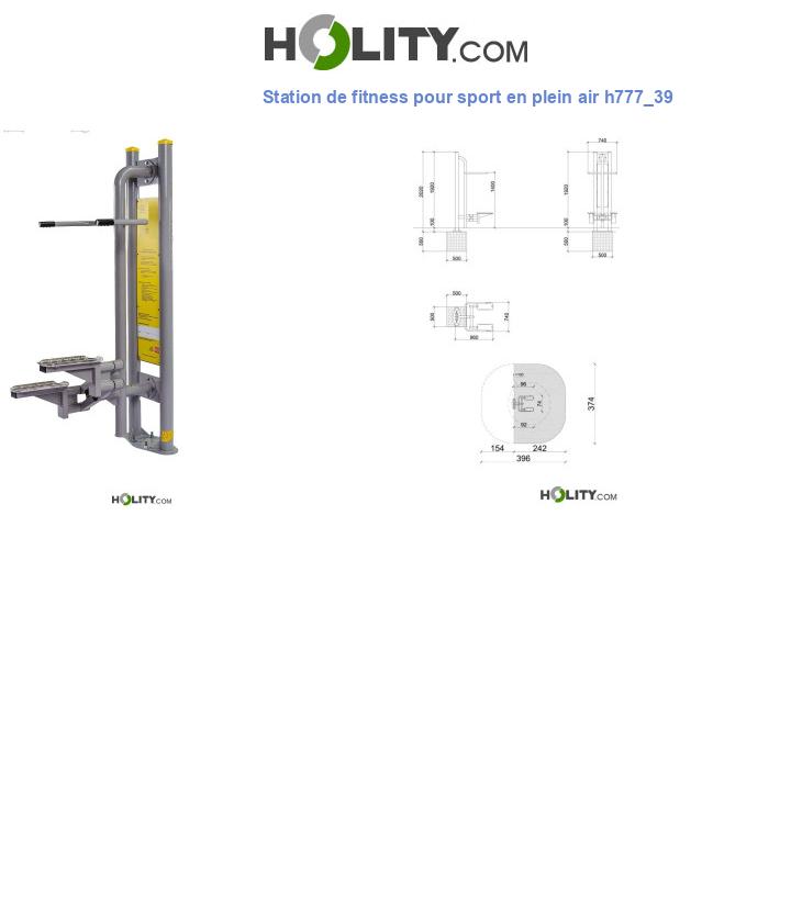 Station de fitness pour sport en plein air h777_39