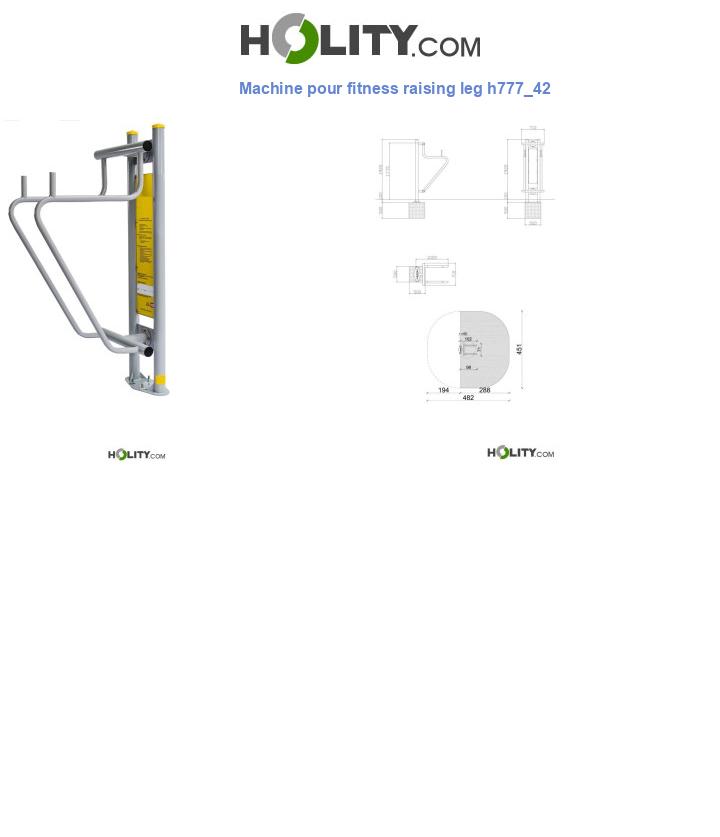 Machine pour fitness raising leg h777_42