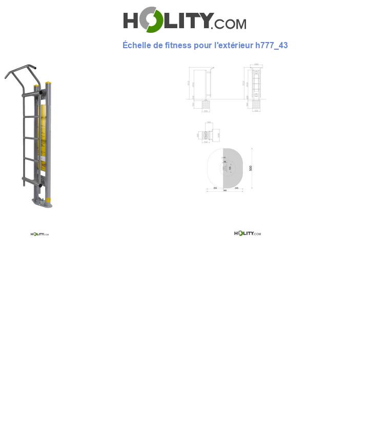 Échelle de fitness pour l'extérieur h777_43