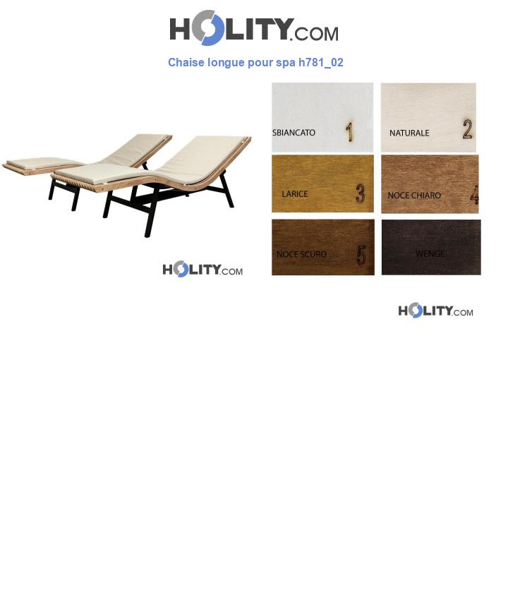 Chaise longue pour spa h781_02