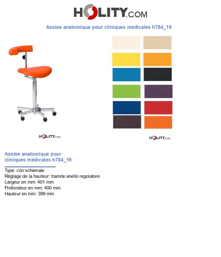 Assise anatomique pour cliniques médicales h784_19
