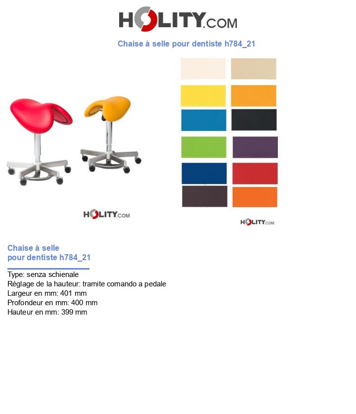 Chaise à selle pour dentiste h784_21