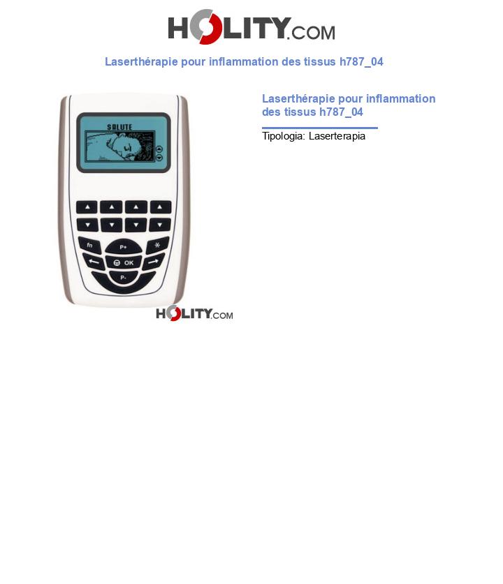 Laserthérapie pour inflammation des tissus h787_04