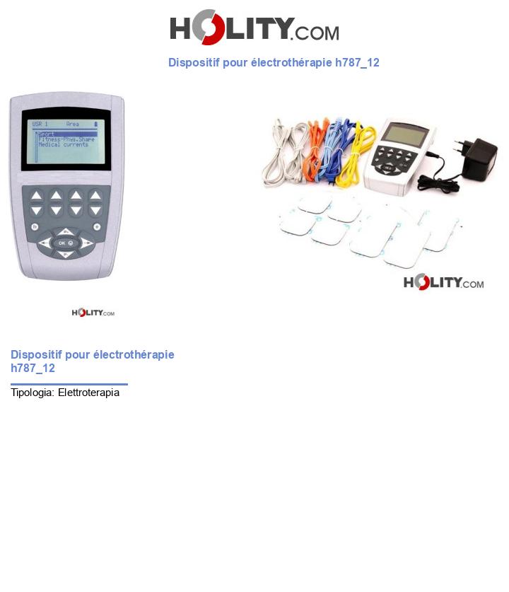 Dispositif pour électrothérapie h787_12