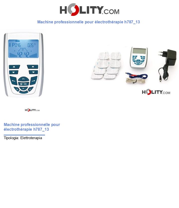 Machine professionnelle pour électrothérapie h787_13