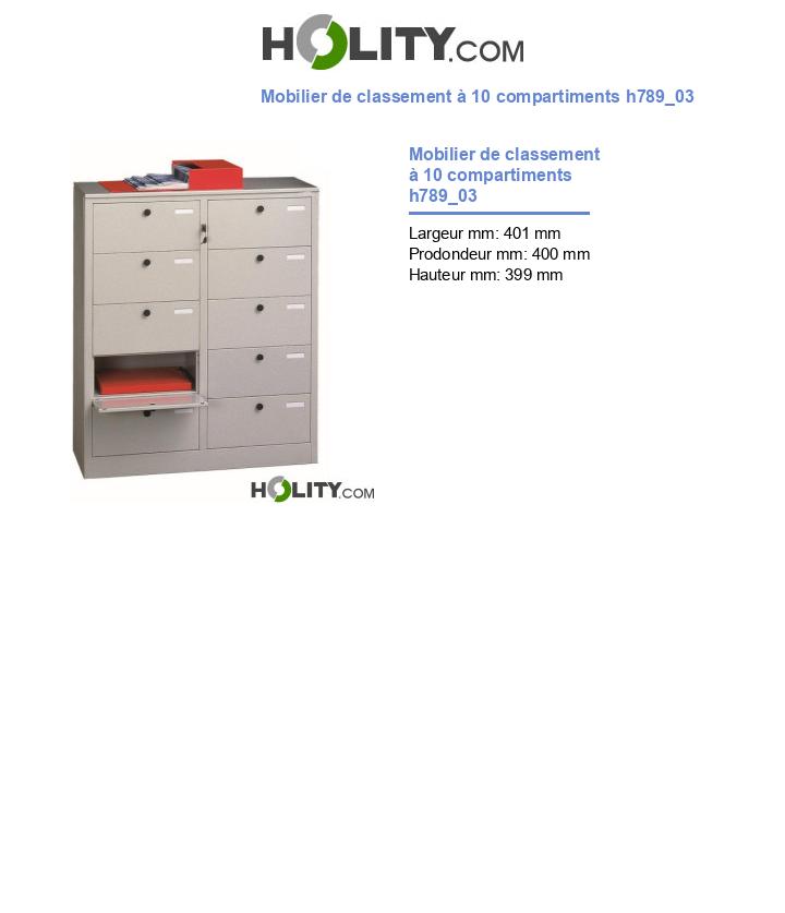 Mobilier de classement à 10 compartiments h789_03