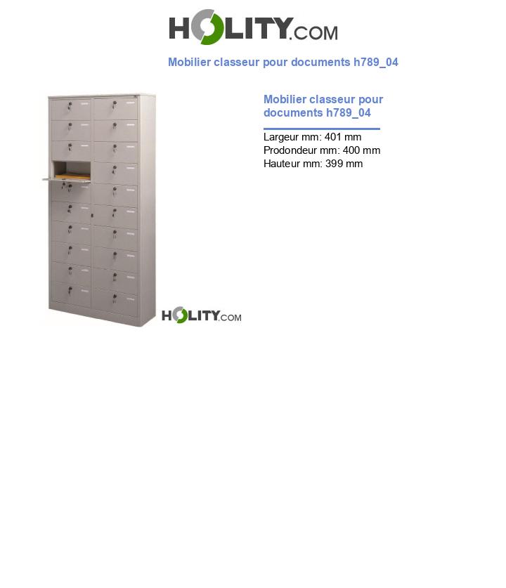 Mobilier classeur pour documents h789_04