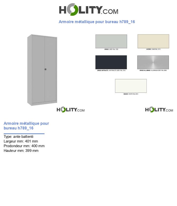 Armoire métallique pour bureau h789_16