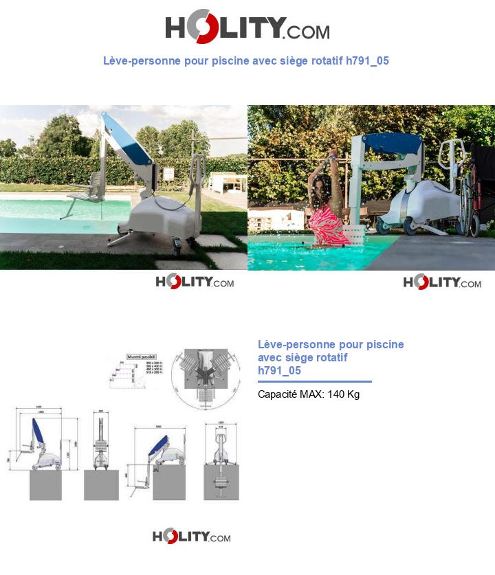 Lève-personne pour piscine avec siège rotatif h791_05