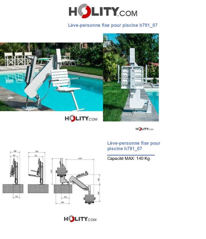 Lève-personne fixe pour piscine h791_07