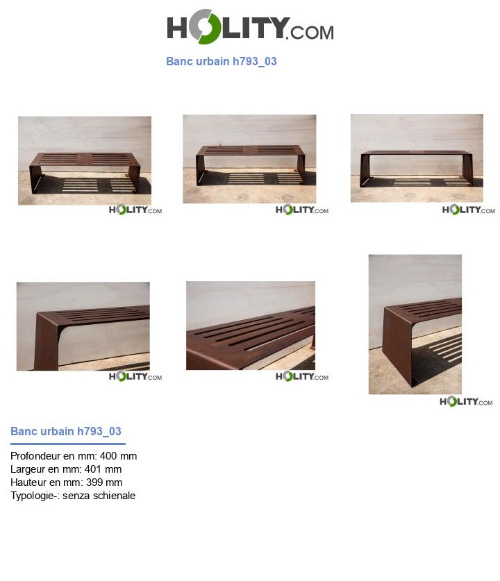 Banc urbain h793_03