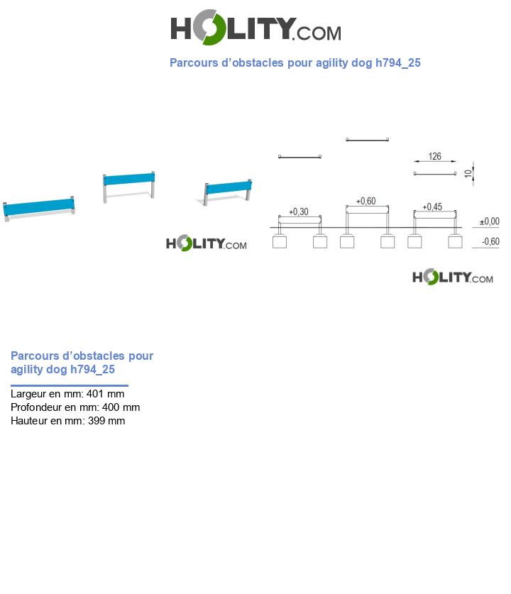Parcours d’obstacles pour agility dog h794_25
