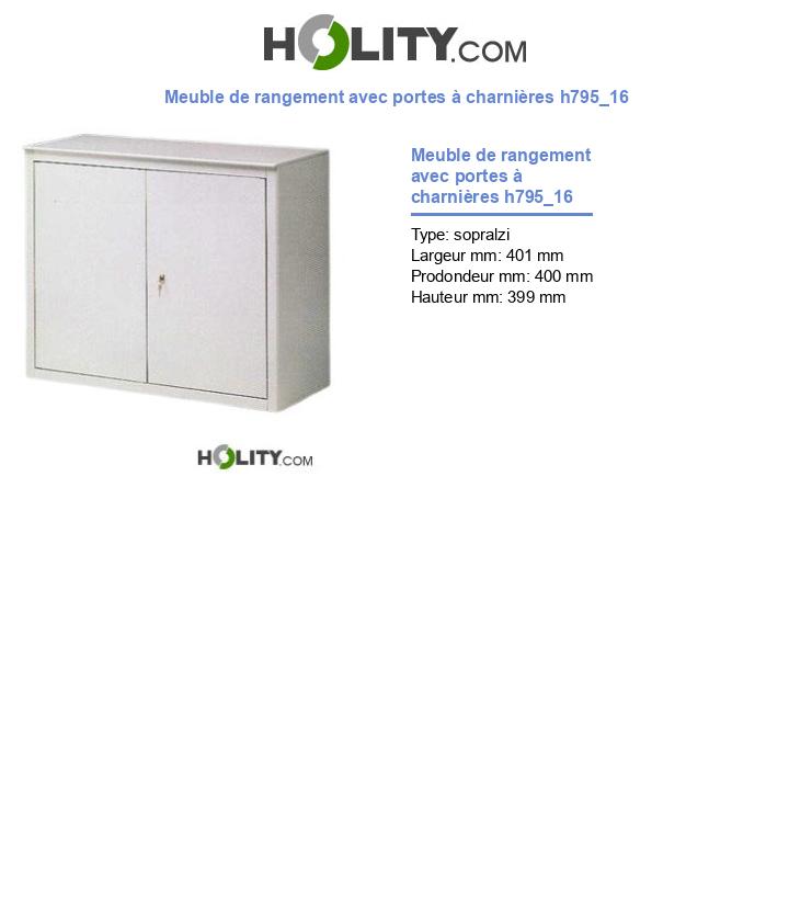 Meuble de rangement avec portes à charnières h795_16