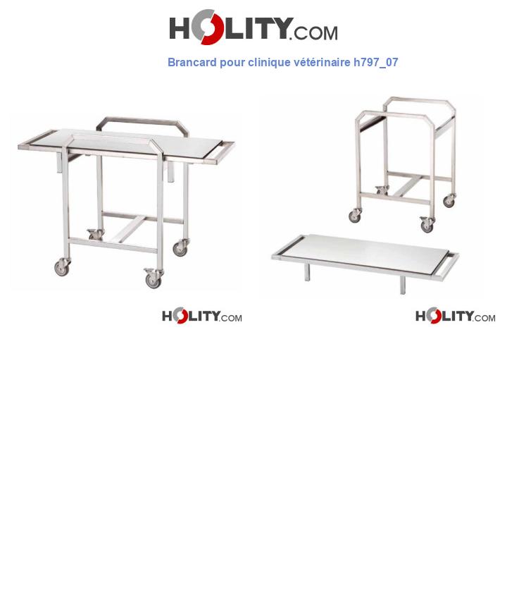 Brancard pour clinique vétérinaire h797_07