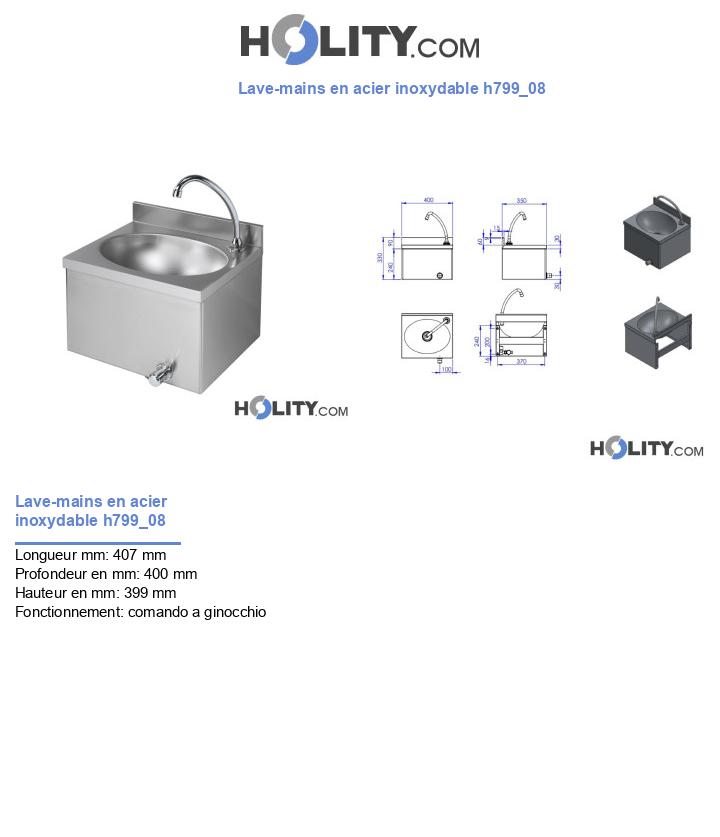 Lave-mains en acier inoxydable h799_08