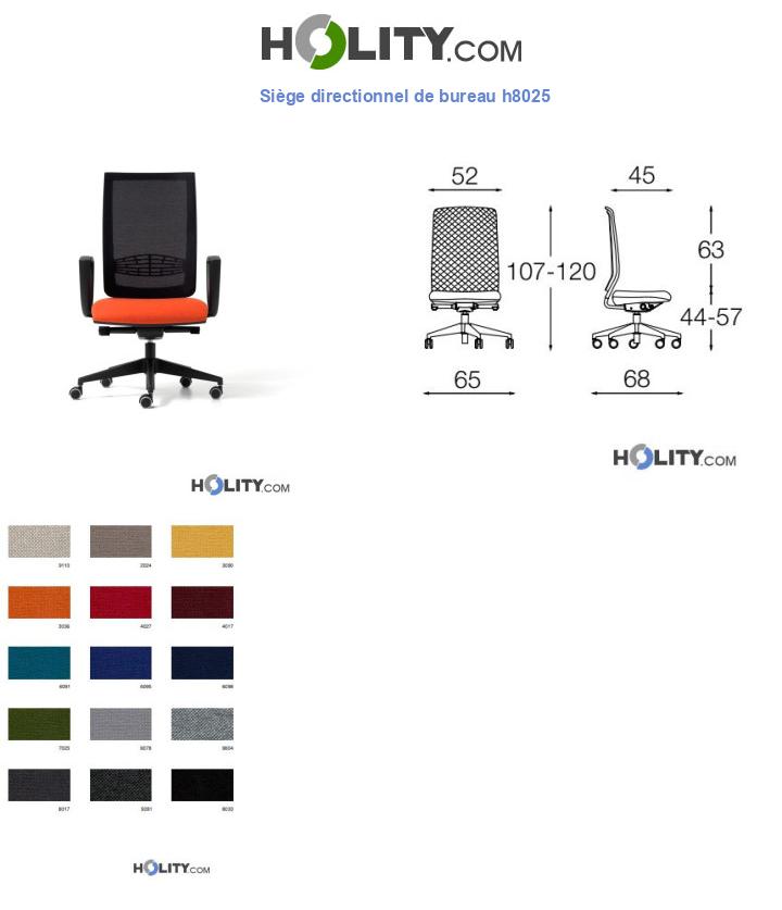 Siège directionnel de bureau h8025