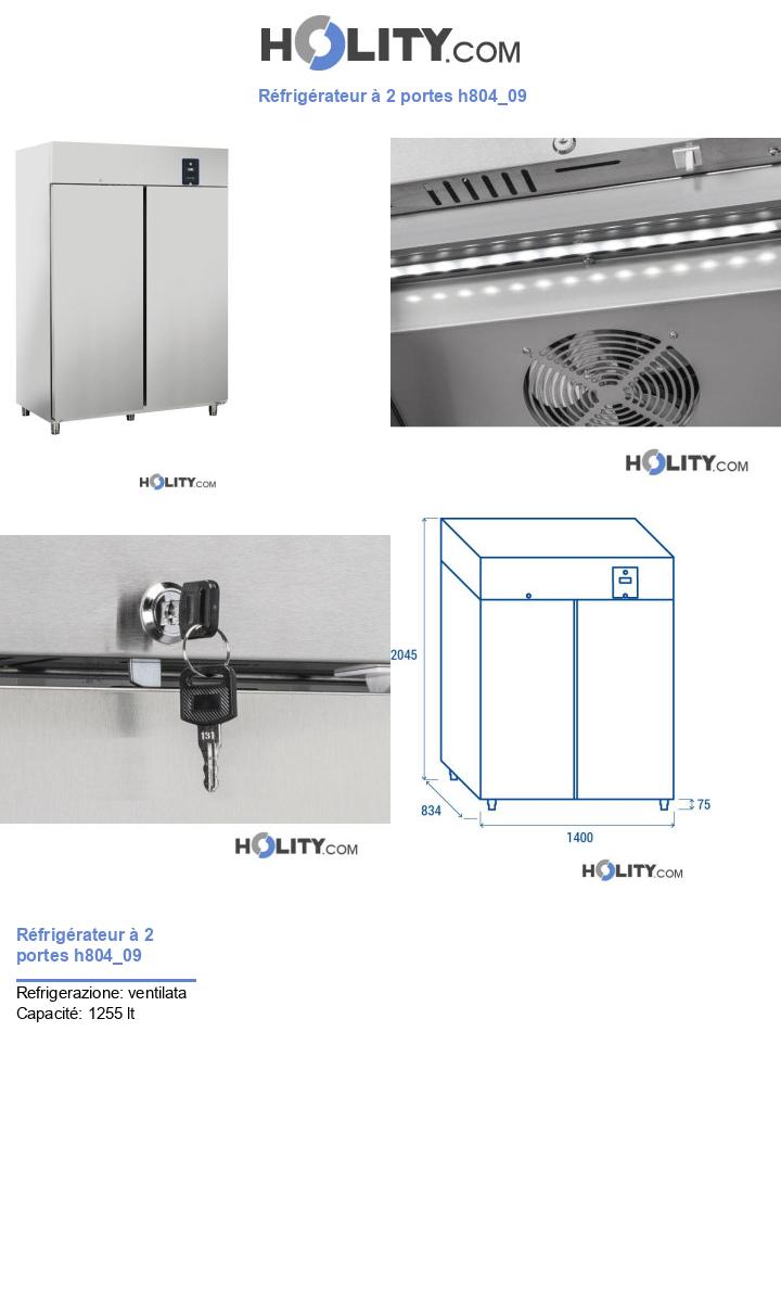 Réfrigérateur à 2 portes h804_09