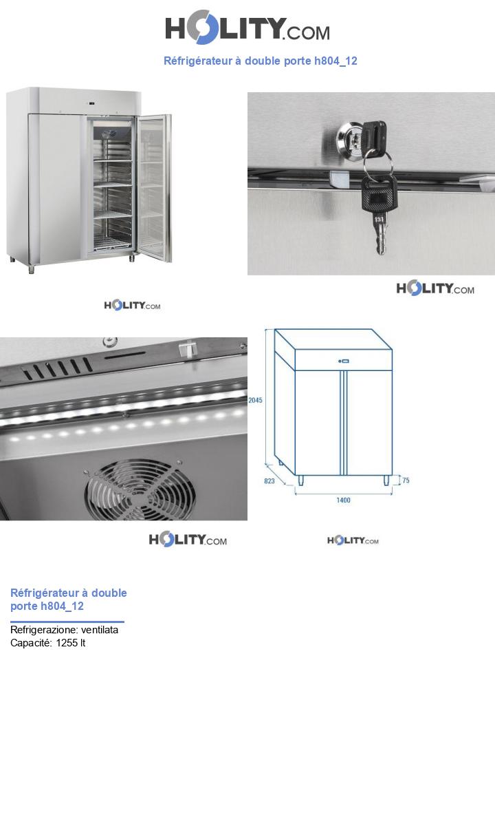 Réfrigérateur à double porte h804_12