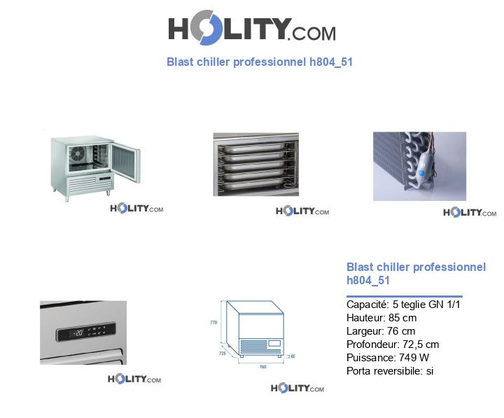 Blast chiller professionnel h804_51